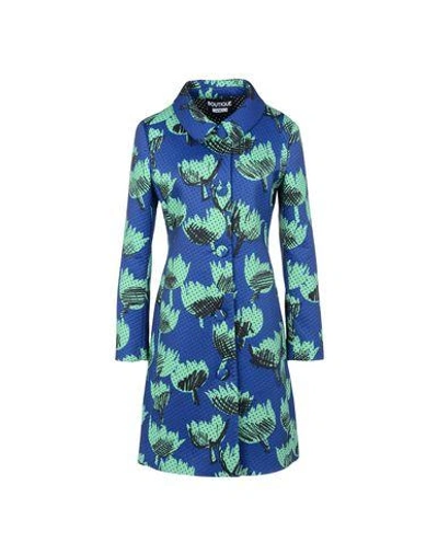 Boutique Moschino Overcoats In Blue
