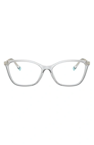 Tiffany & Co Women's Butterfly Eyeglass Frames, 53mm In Grey Transparent