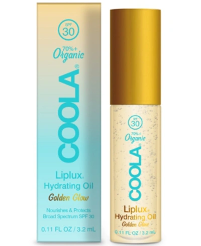 Coola Classic Liplux Organic Hydrating Lip Oil Sunscreen Spf 30 In N,a