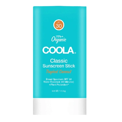 Coola 0.6 Oz. Classic Organic Sunscreen Stick Spf 30 - Tropical Coconut In No Color