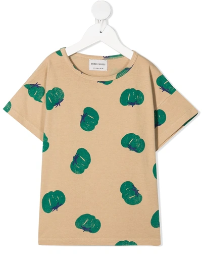 Bobo Choses Babies' Pepper Print T-shirt In Neutrals