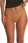 Hanky Panky Breathe Natural High Rise Thong In Toffee