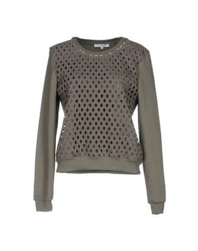 Carven Sweatshirts In Military Green