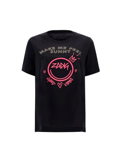 Zadig & Voltaire Logo T-shirt In Black
