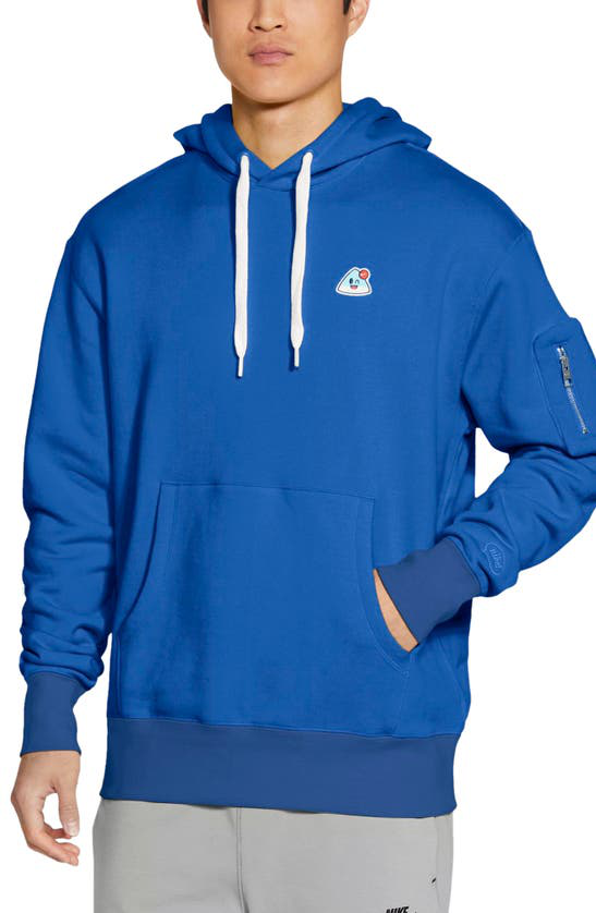 Nike Sportswear Airmoji Hooded Sweatshirt In Signal Blue | ModeSens