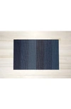 Chilewich Marble Stripe Indoor/outdoor Runner In Bay Blue