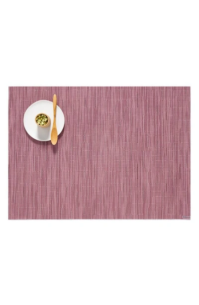 Chilewich Woven Placemat In Rhubarb