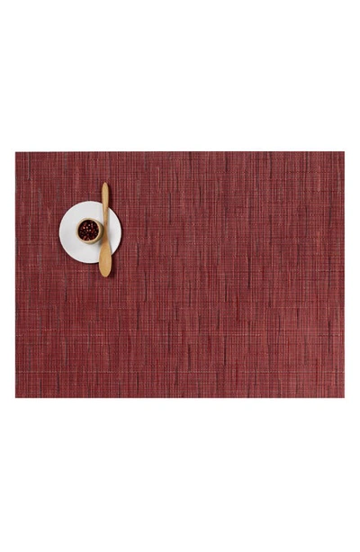 Chilewich Woven Placemat In Cranberry
