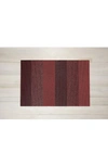 Chilewich Marble Stripe Indoor/outdoor Utility Mat In Ruby
