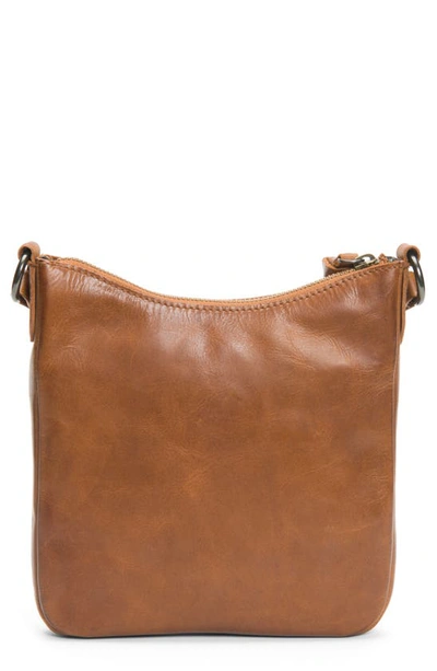 Frye Melissa Swing Leather Crossbody Bag In Cognac