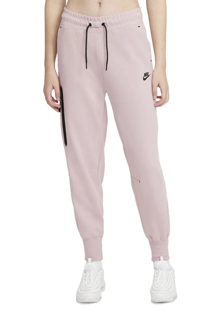 Nike Sportswear Tech Fleece Women's Pants In Regal Pink/black