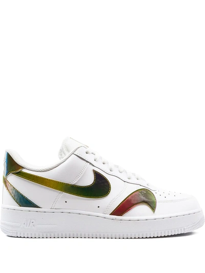 Nike Air Force 1 '07 Lv8 "misplaced Swoosh" Sneakers In White