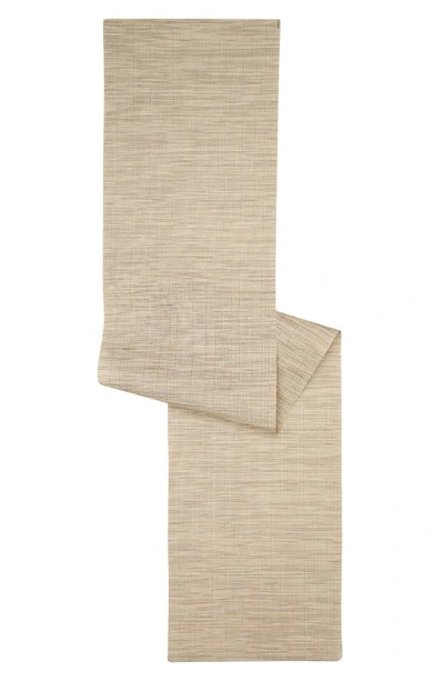 Chilewich Weave Table Runner In Oat