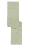 Chilewich Weave Table Runner In Spring Green