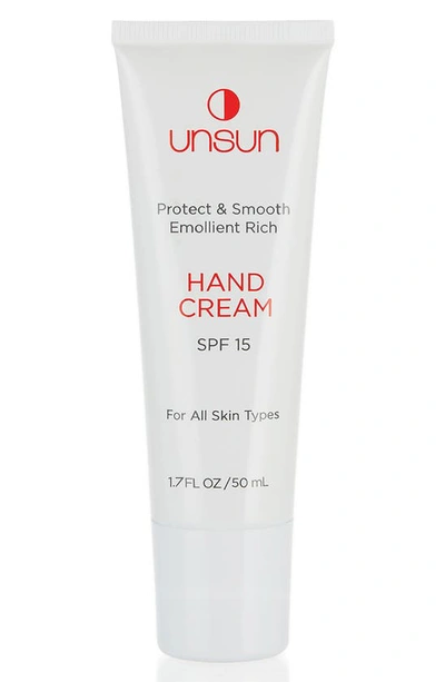 Unsun Protect & Smooth Emollient Rich Hand Cream Spf 15, 1.7 oz