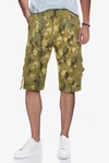 X-ray Xray Belted Snap Button Cargo Shorts In Desert Camo