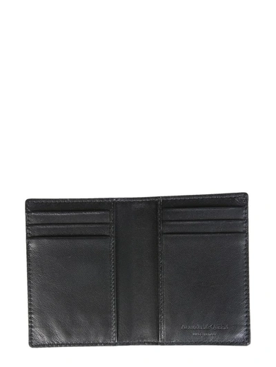 Alexander Mcqueen Leather Wallet In Black