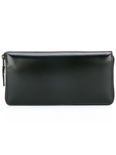 Comme Des Garçons Zip Around Wallet Unisex In Black