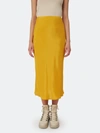 The Fifth Label Long Gone Midi Skirt In Mustard