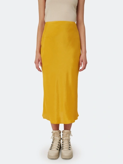 The Fifth Label Long Gone Midi Skirt In Mustard