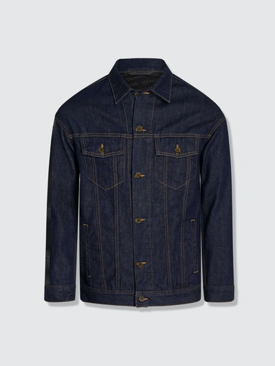 Venim Longer Indigo Denim Jacket In Blue