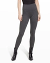 Lyssé Signature Ponte Center Seam Leggings In Pink