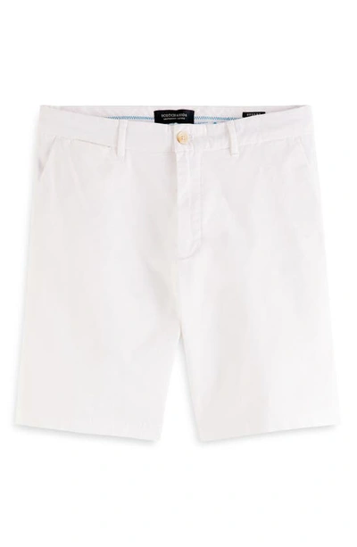 Scotch & Soda Men's Stuart Classic Pima Shorts In White