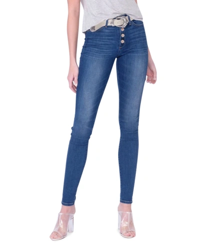 Midheaven Denim Sarah High-rise Skinny Jeans In Blue