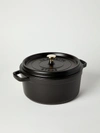 Staub - Verified Partner Staub 4-qt Round Cocotte In Black