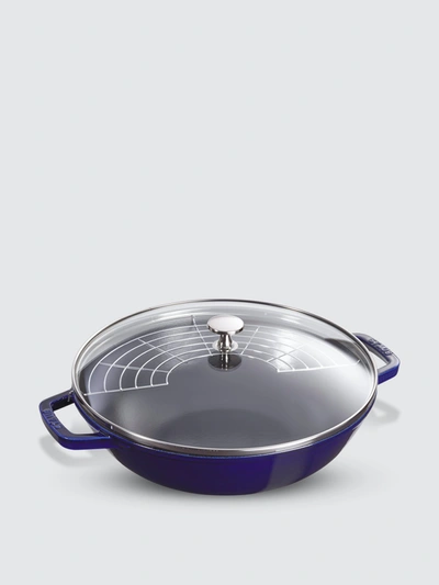 Staub 4.5-qt Perfect Pan In Dark Blue