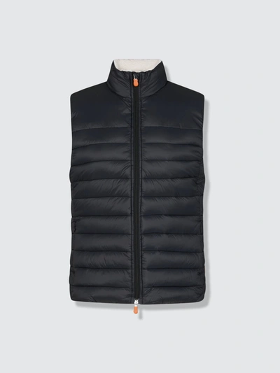 Save The Duck Anita Puffer Vest In Black