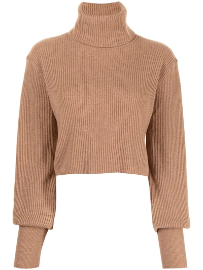 Boxy Crop Luisa Cropped Cashmere Sweater Reformation Net Sustain