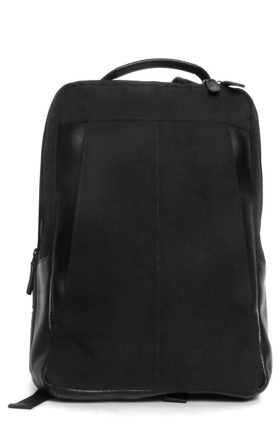 Boconi Collins Canvas Backpack In Black