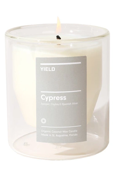 Yield Cypress Cbd Double Wall Candle