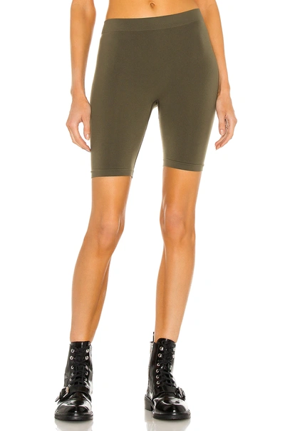 Helmut Lang Bike Shorts In Hunter Sage