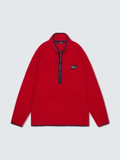 Penfield Mens Melwood Fleece In Chilli Red
