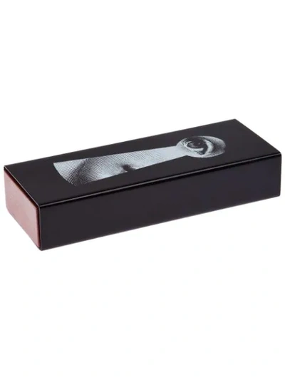 Fornasetti Wooden Box In Black