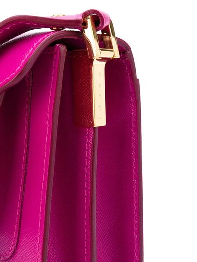 Marni Trunk Shoulder Bag In Pink