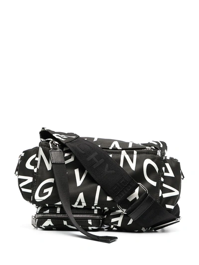 Givenchy Pandora Refracted Shoulder Bag In Black