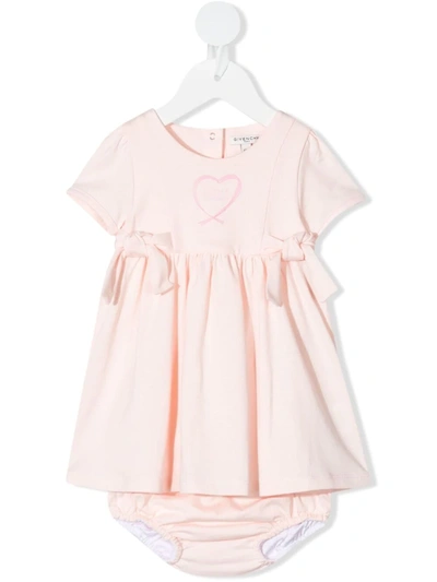 Givenchy Baby Girl's 2-piece Love A-line Dress & Bloomers Set In Light Pink