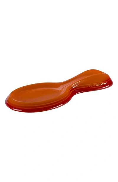 Le Creuset Stoneware Spoon Rest In Flame