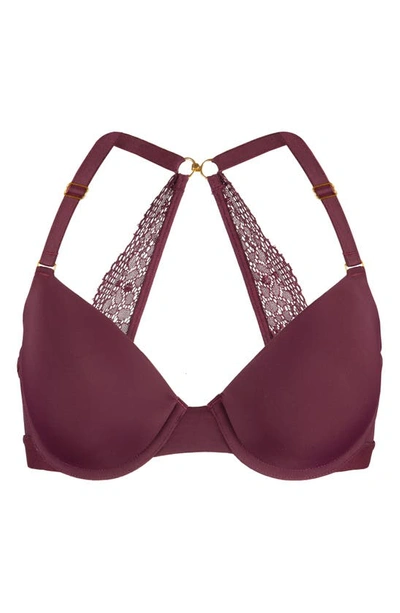 Lively The T-shirt Bra In Plum