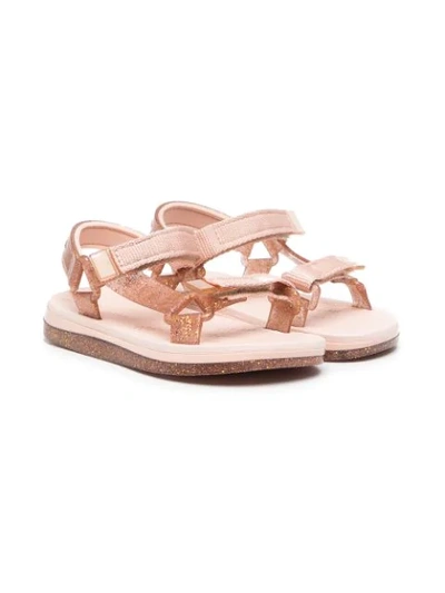 Mini Melissa Kids' Touch-strap Detail Sandals In Pink