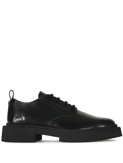 Giuseppe Zanotti Chunky Sole Derby Shoes In Black