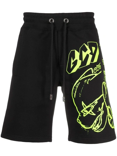 Gcds Side Logo Detail Drawstring Shorts In Black