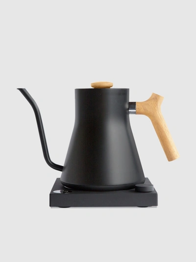 Fellow Stagg Ekg Electric Kettle In Matte Black + Maple