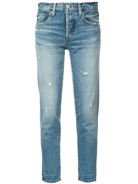 Moussy - Tapered Cropped Jeans | ModeSens