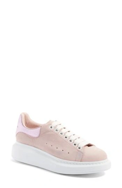 Alexander Mcqueen Sneaker In Clover/ Pale Pink