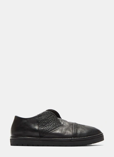 Marsèll Sancrispa Alta Slip-on Leather Loafers In Black