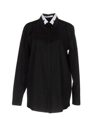 Givenchy Solid Color Shirts & Blouses In Black